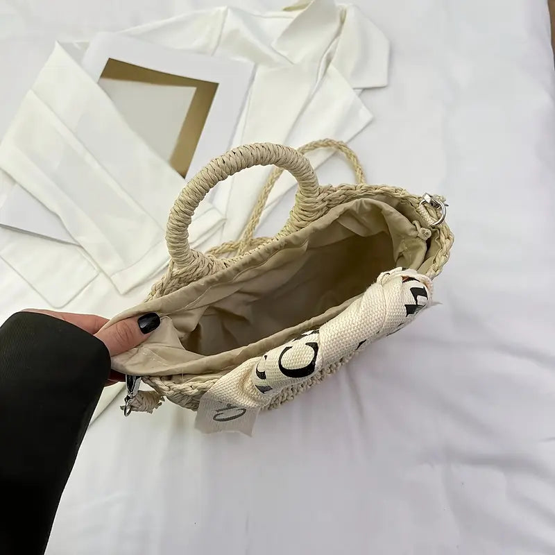 CHIC STRAW WOVEN BAG