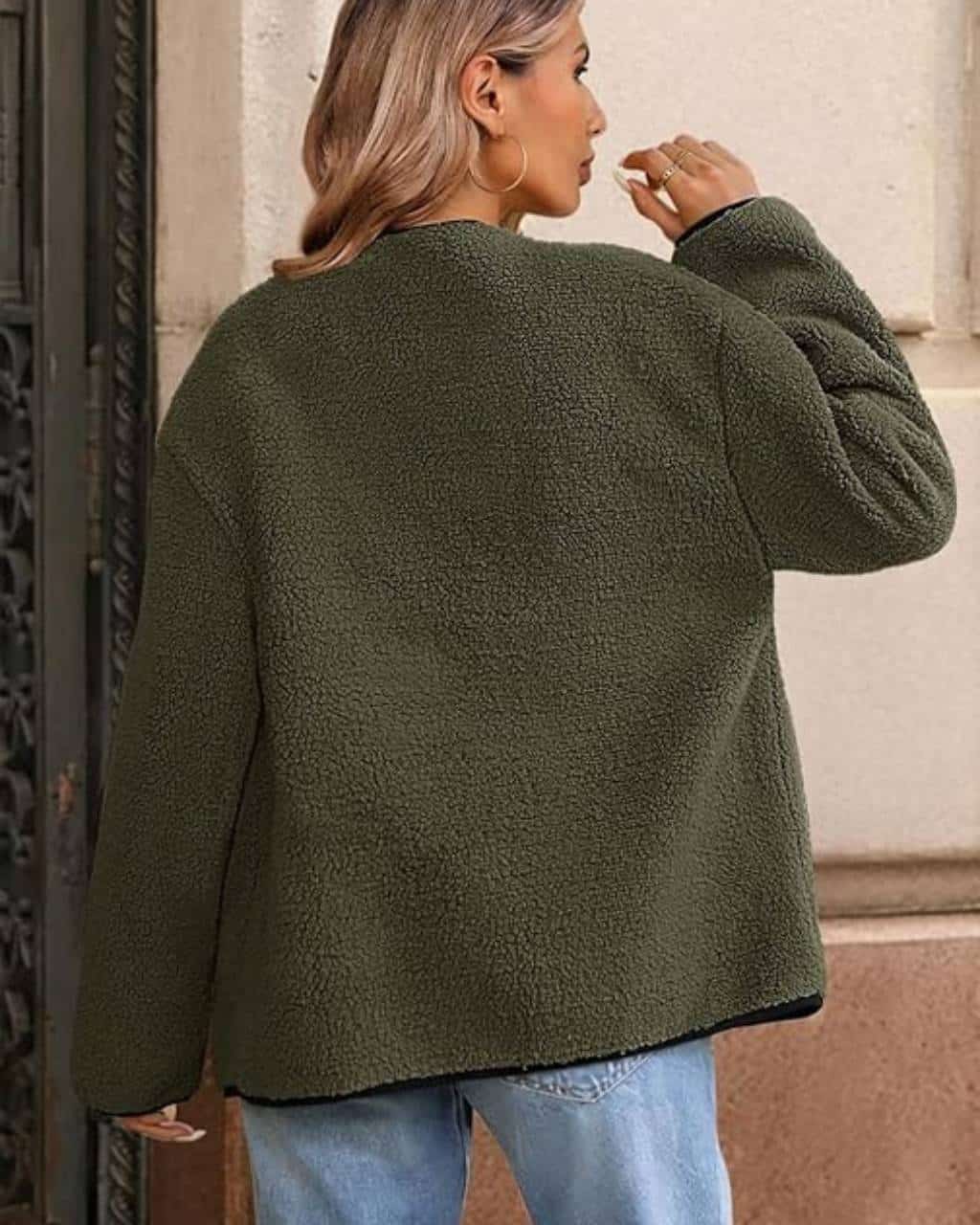 TOGGLE TEDDY JACKET