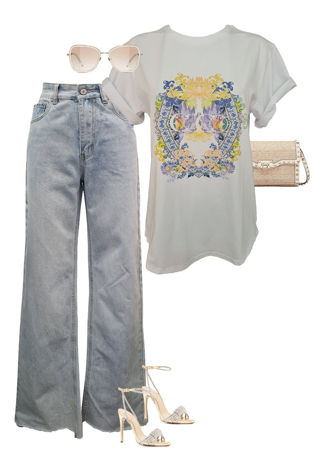 WIDE LEG VINTAGE JEANS