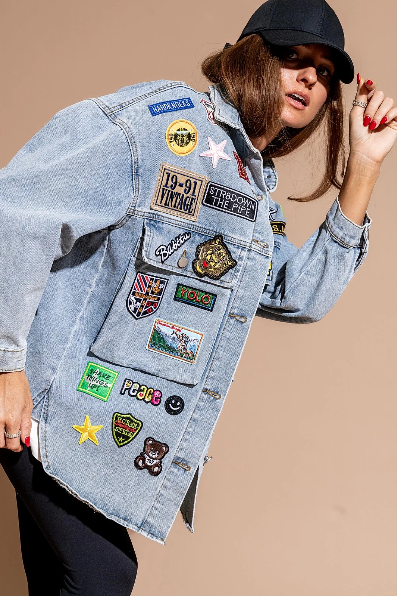 BADGE ME DENIM JACKET