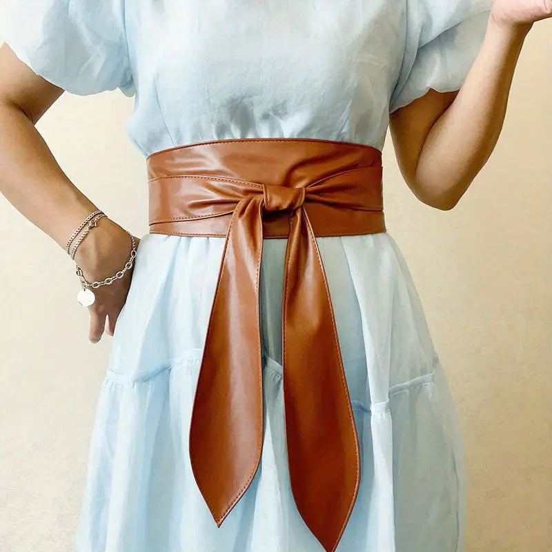 WRAP LEATHER BELT B