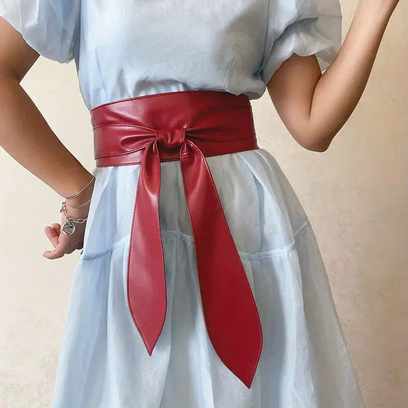 WRAP LEATHER BELT B