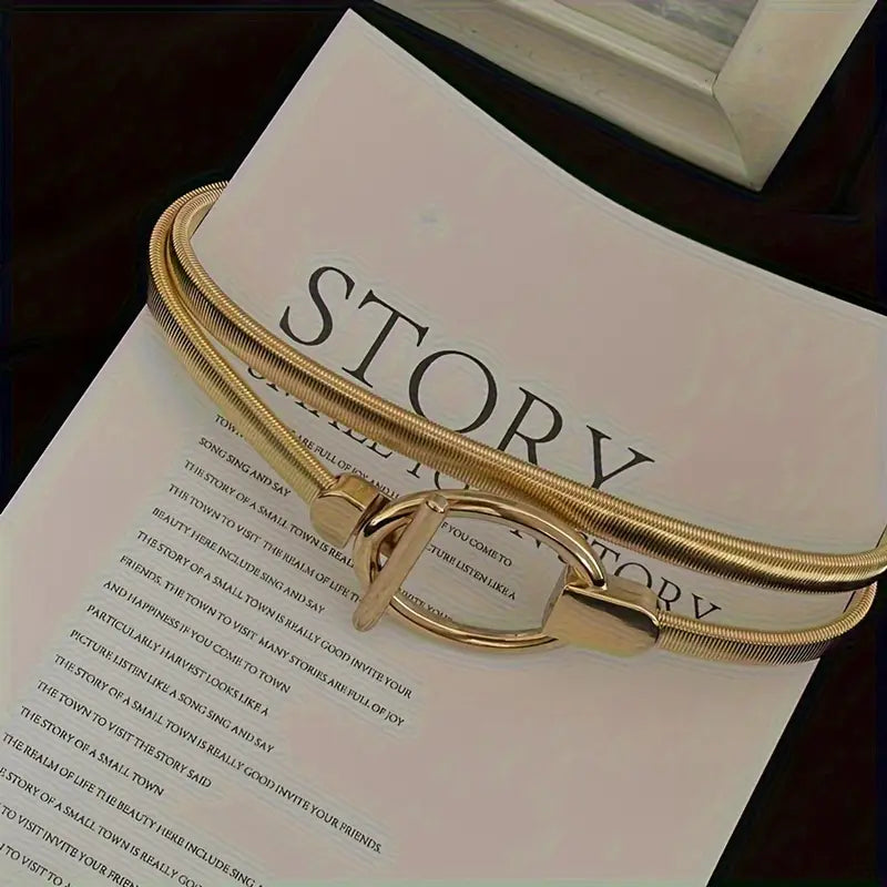 METAL CHAIN STRETCH BELT