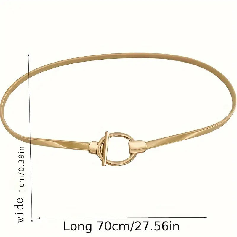METAL CHAIN STRETCH BELT
