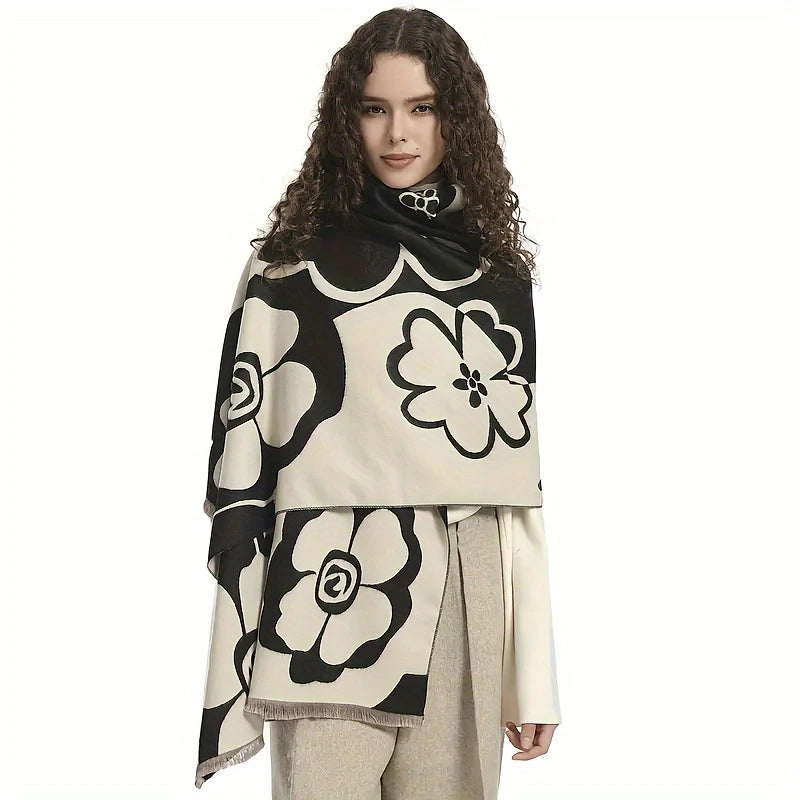 CAMELLIA FLORAL SCARF