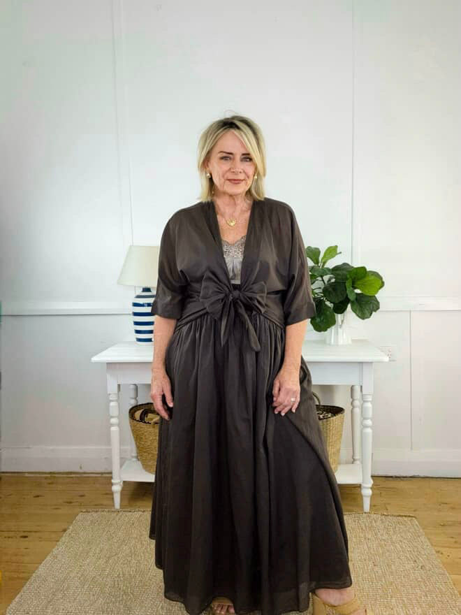 COTTON VOILE MAXI SKIRT