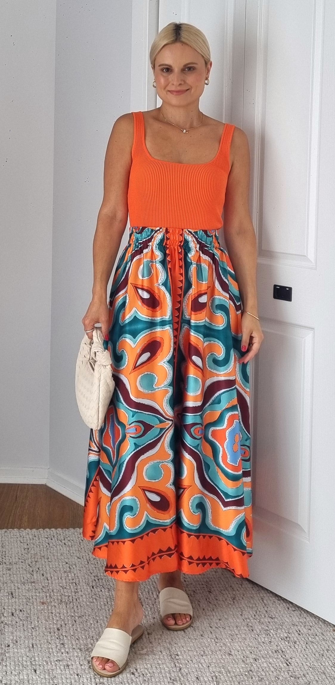VALENCIA PRINTED SKIRT