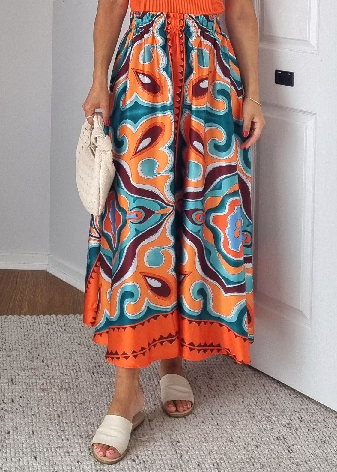 VALENCIA PRINTED SKIRT