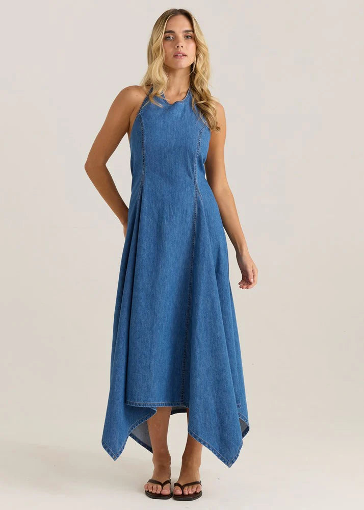 FERNANDA HALTER DENIM DRESS