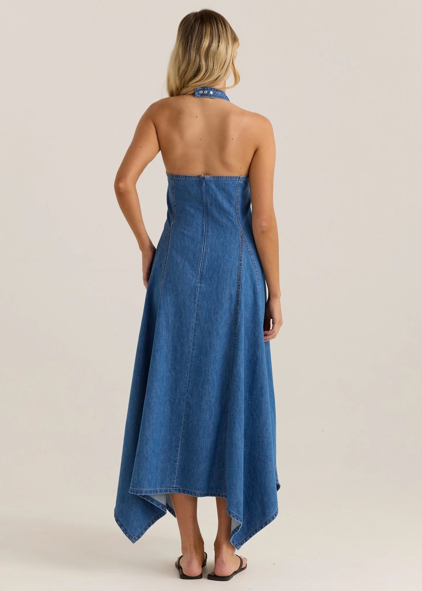 FERNANDA HALTER DENIM DRESS