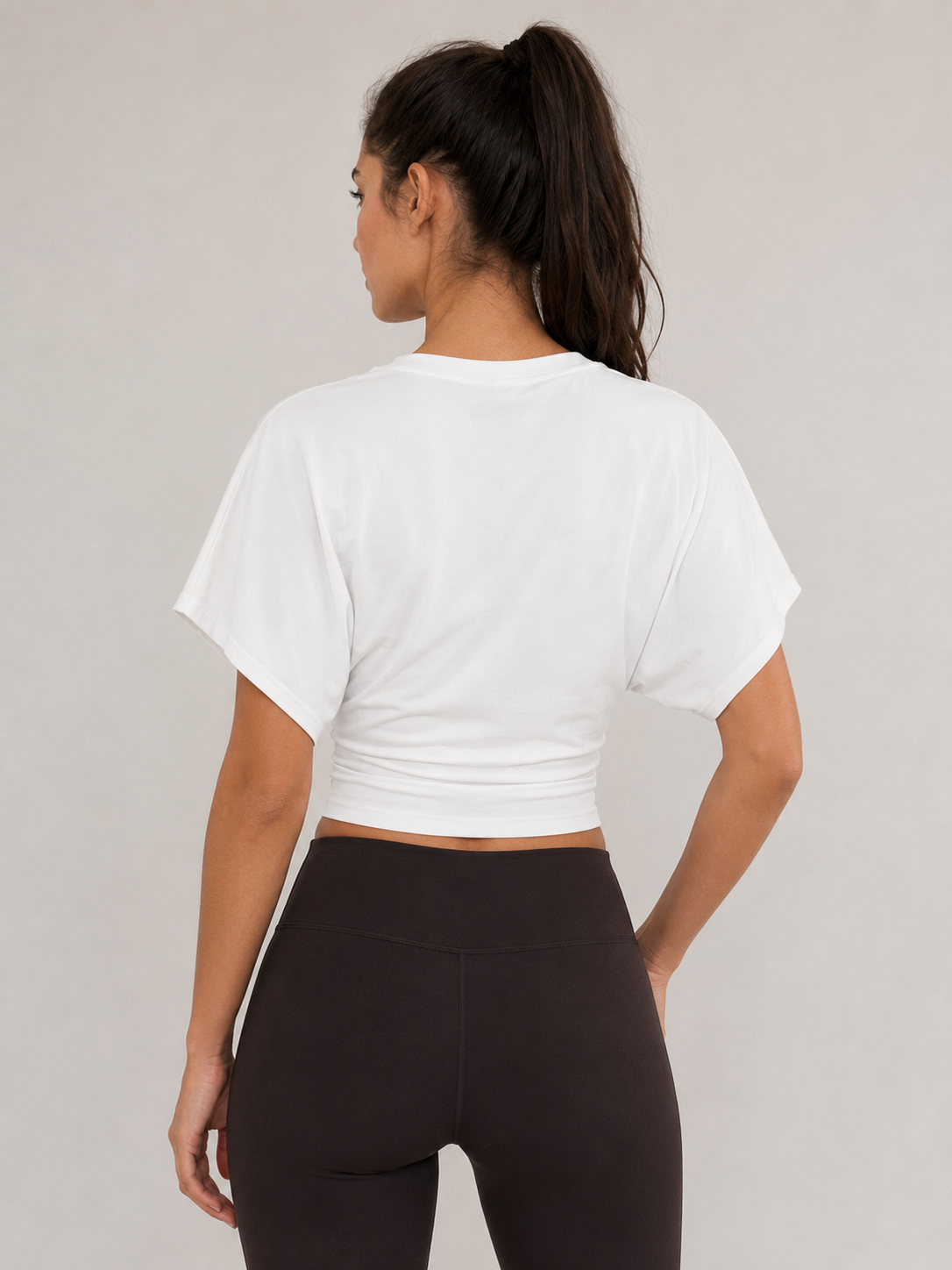 V-Neck Batwing Top