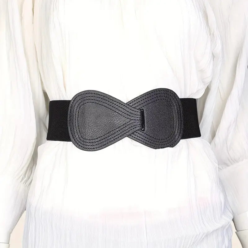 INTERLOCKING  PLEATHER BELT