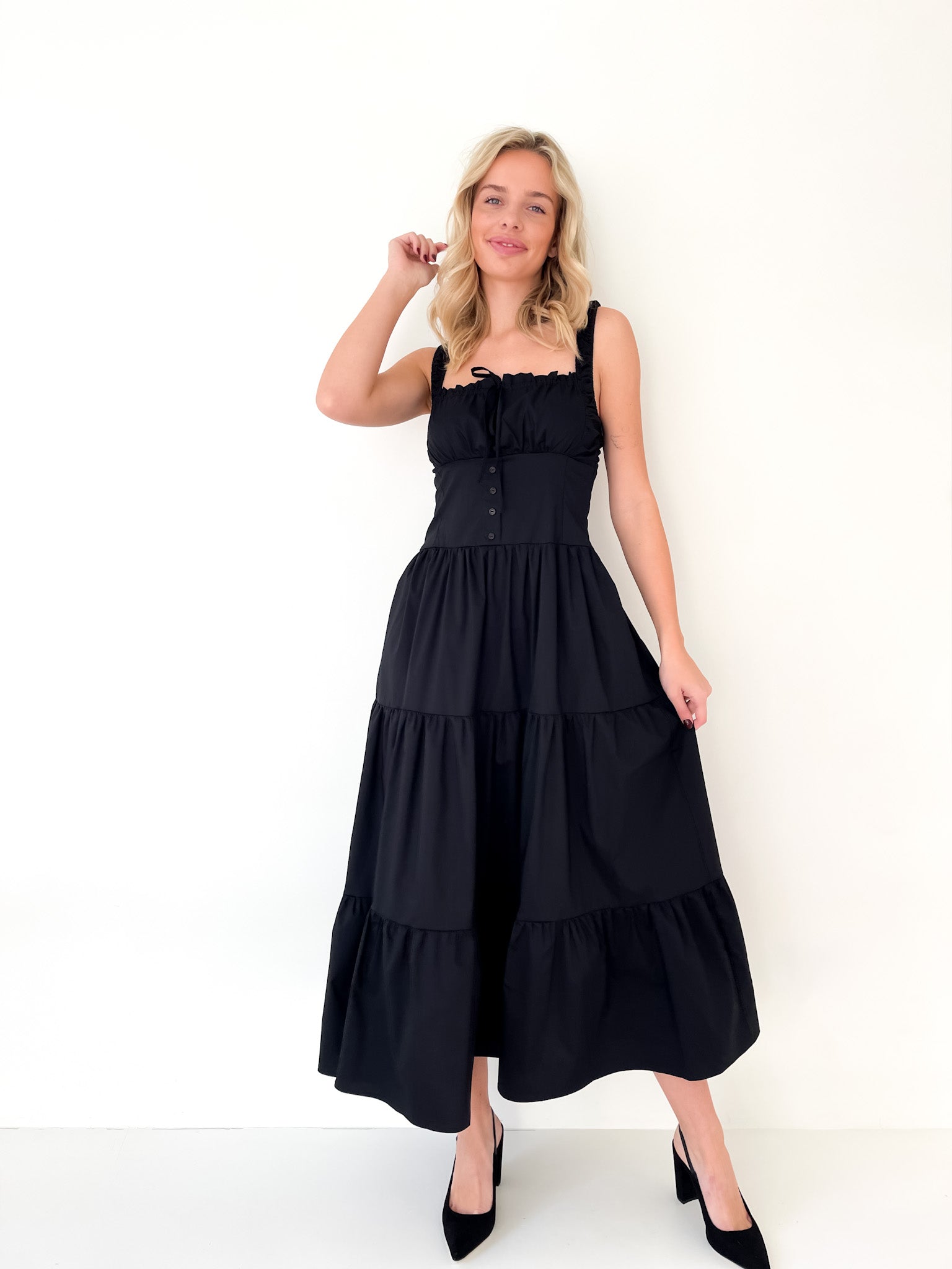 CHLOE COTTON MAXI DRESS