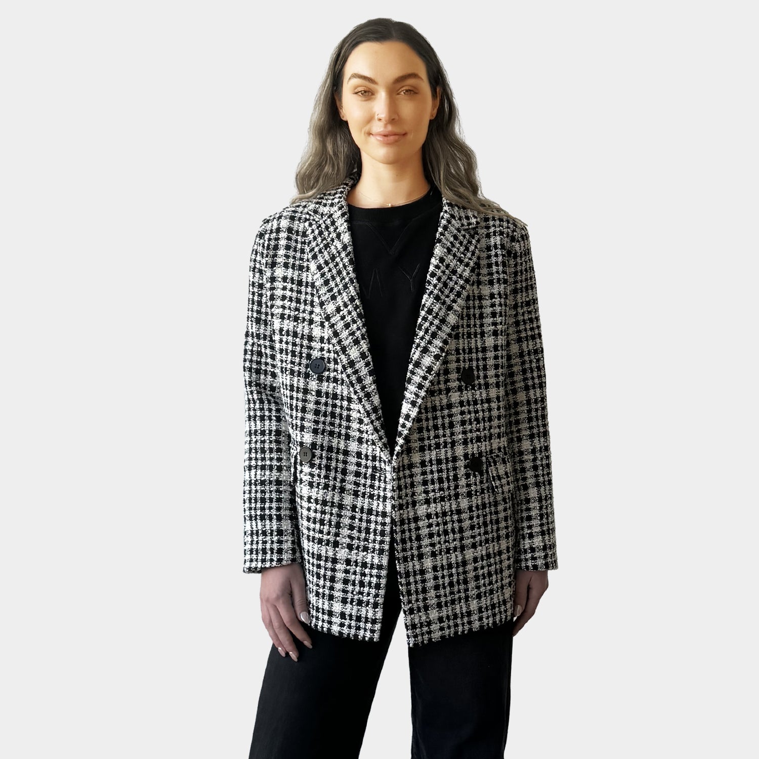 Gracie check blazer