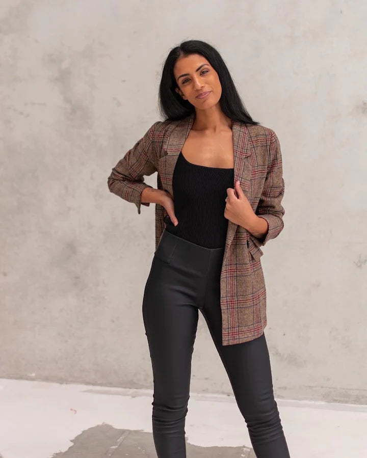 LUCY  WETLOOK PANT