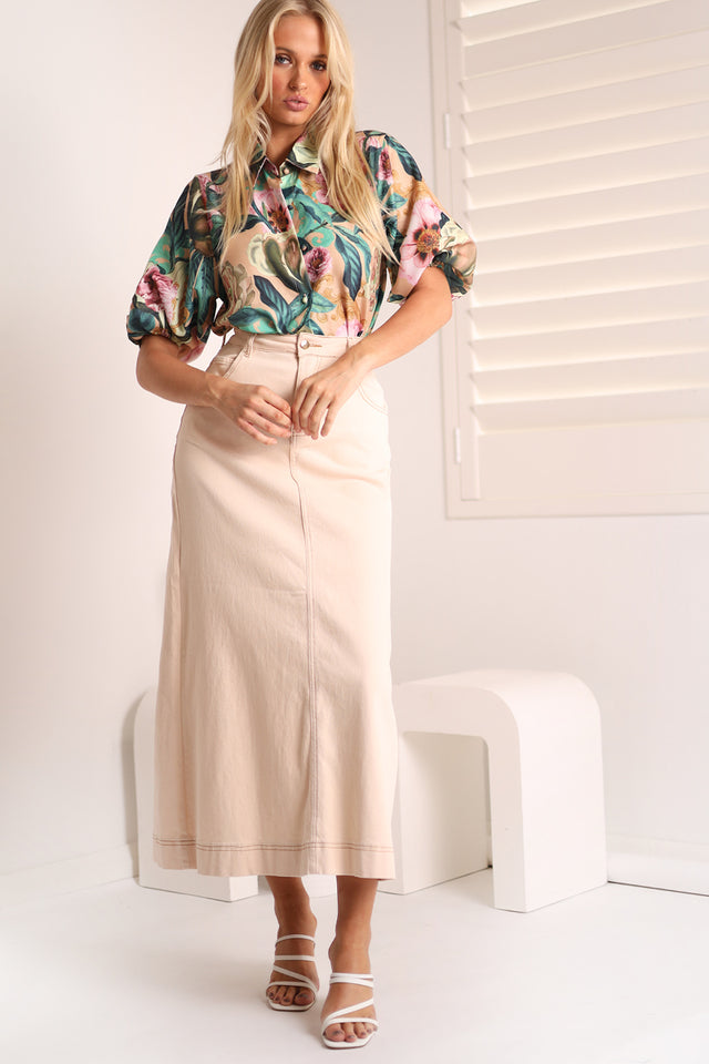 DONATELLA MOCHA SHIRT