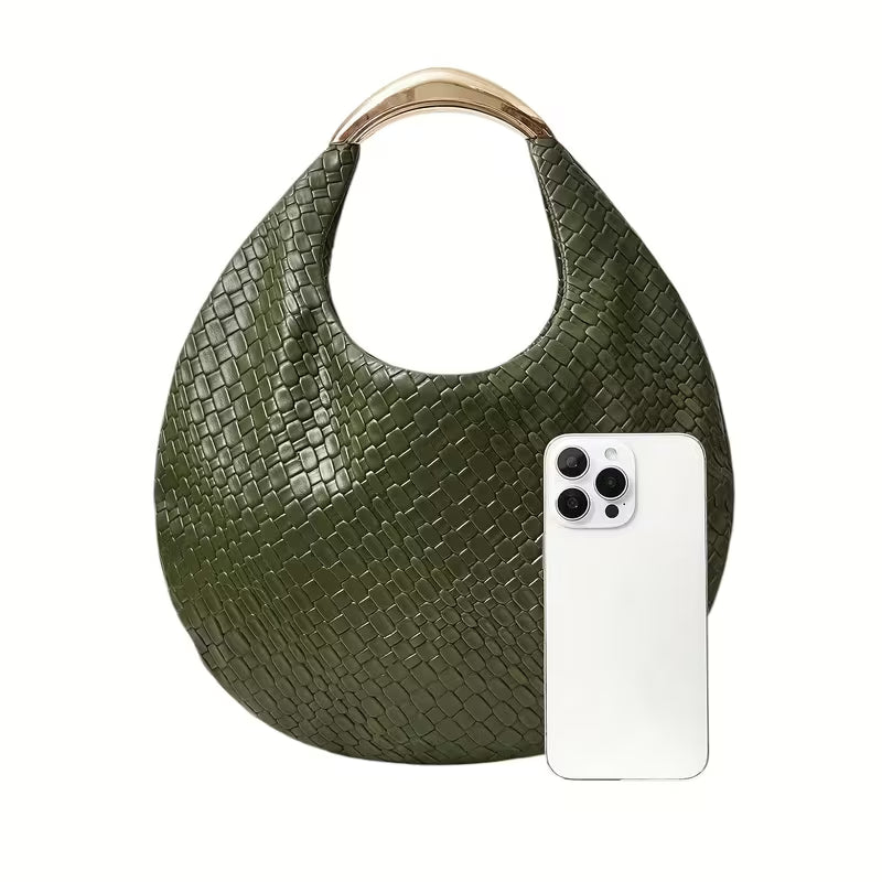 LUNA CRESENT MOON BAG - KHAKI