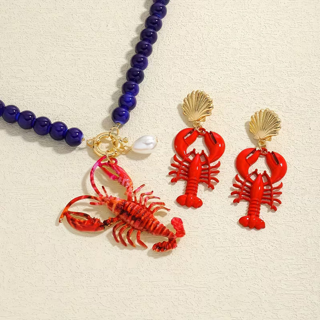 LOBSTER NECKLACE SET