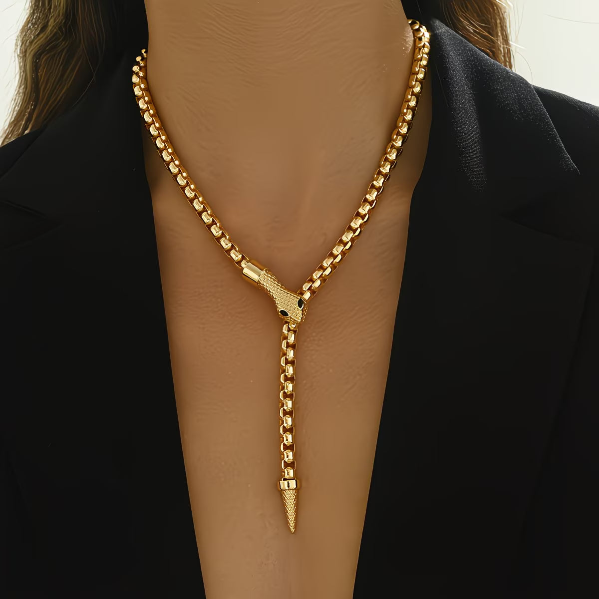 GOLDEN SNAKE NECKLACE