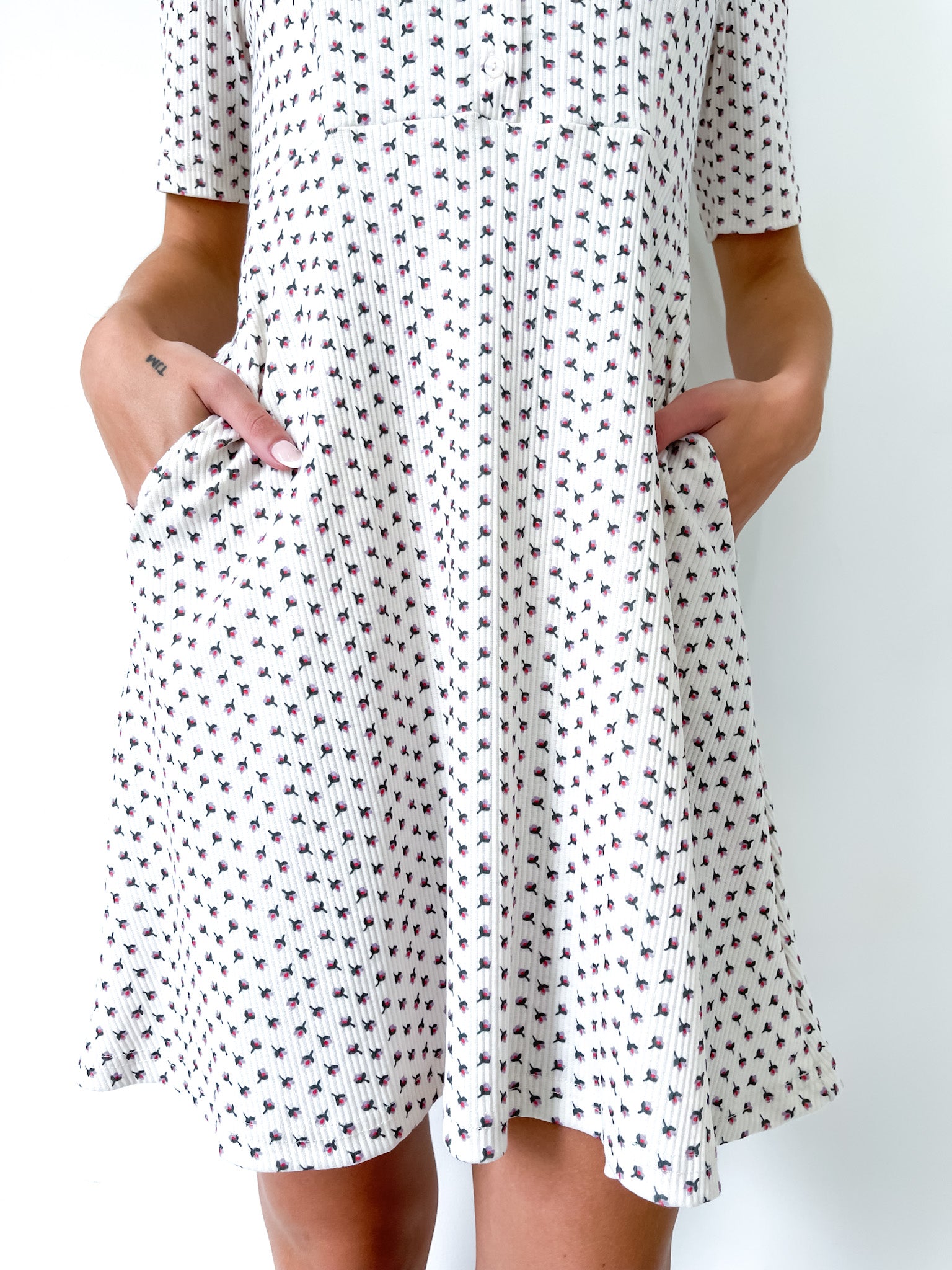 FLORAL TENNIS DRESS