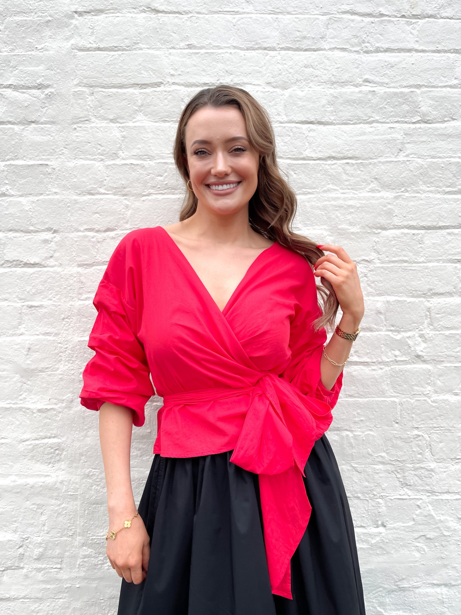 MAXINE WRAP SHIRT SS25