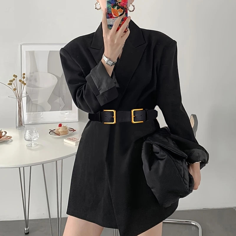 DOUBLE BUCKLE STRETCH BELT
