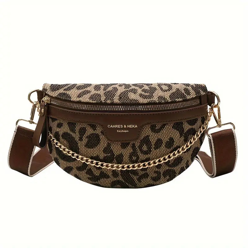 TWEED CANVAS CROSSBODY BAG