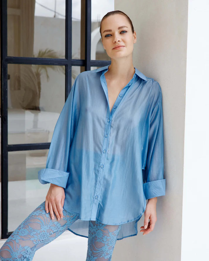 LUNA SHEER SHIRT- PRE ORDER