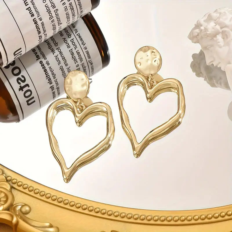 VINTAGE HEART EARRINGS