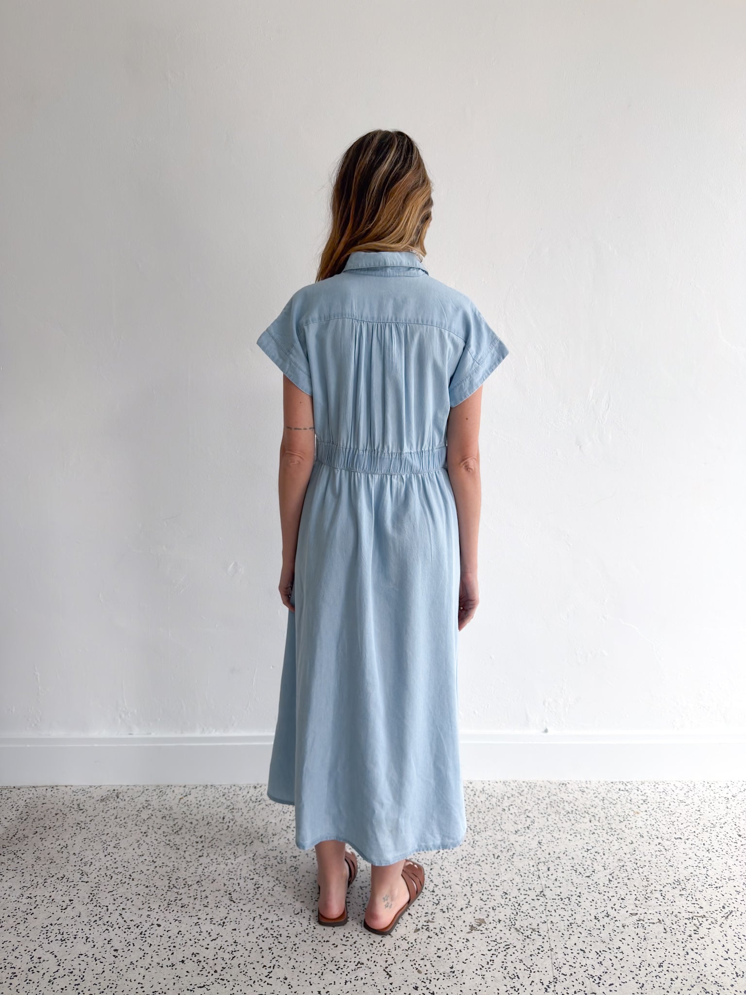 DENIM CHAMBRAY RELAXED DRESS