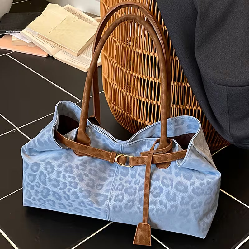 LEOPARD PRINT SHOULDER BAG