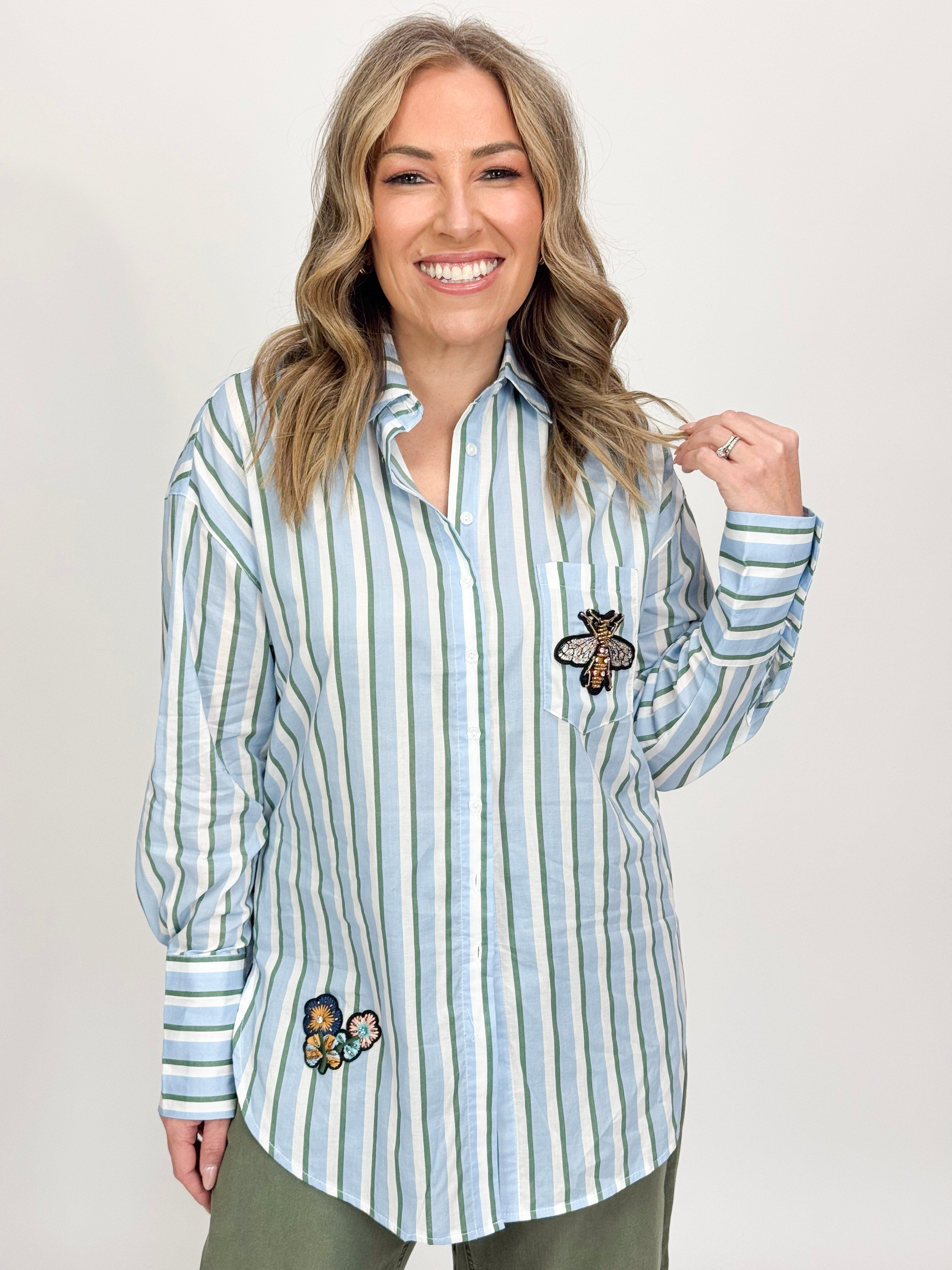 BUMBLE BEE STRIPE SHIRT