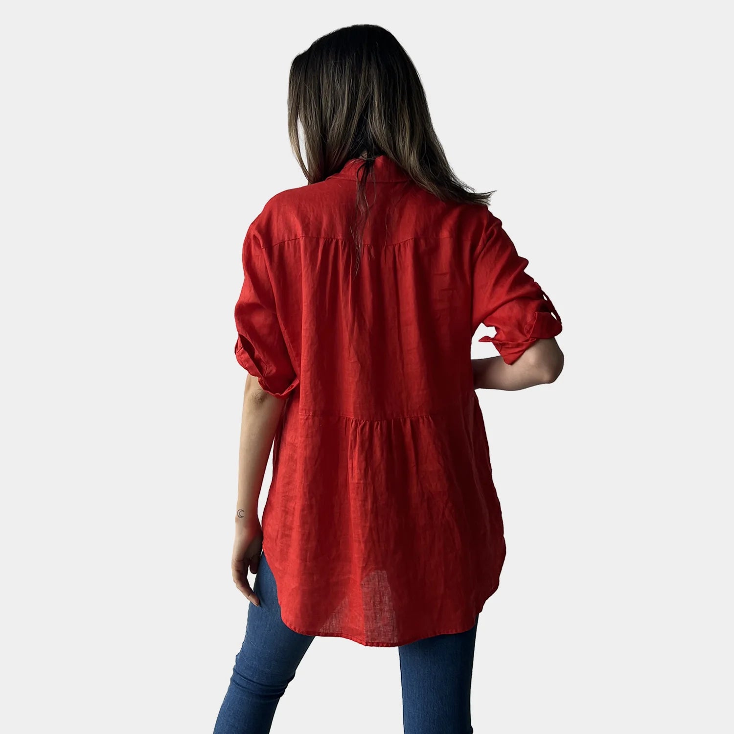 LINEN POCKET SHIRT