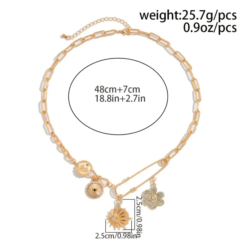 PAPERCLIP CHAIN NECKLACE