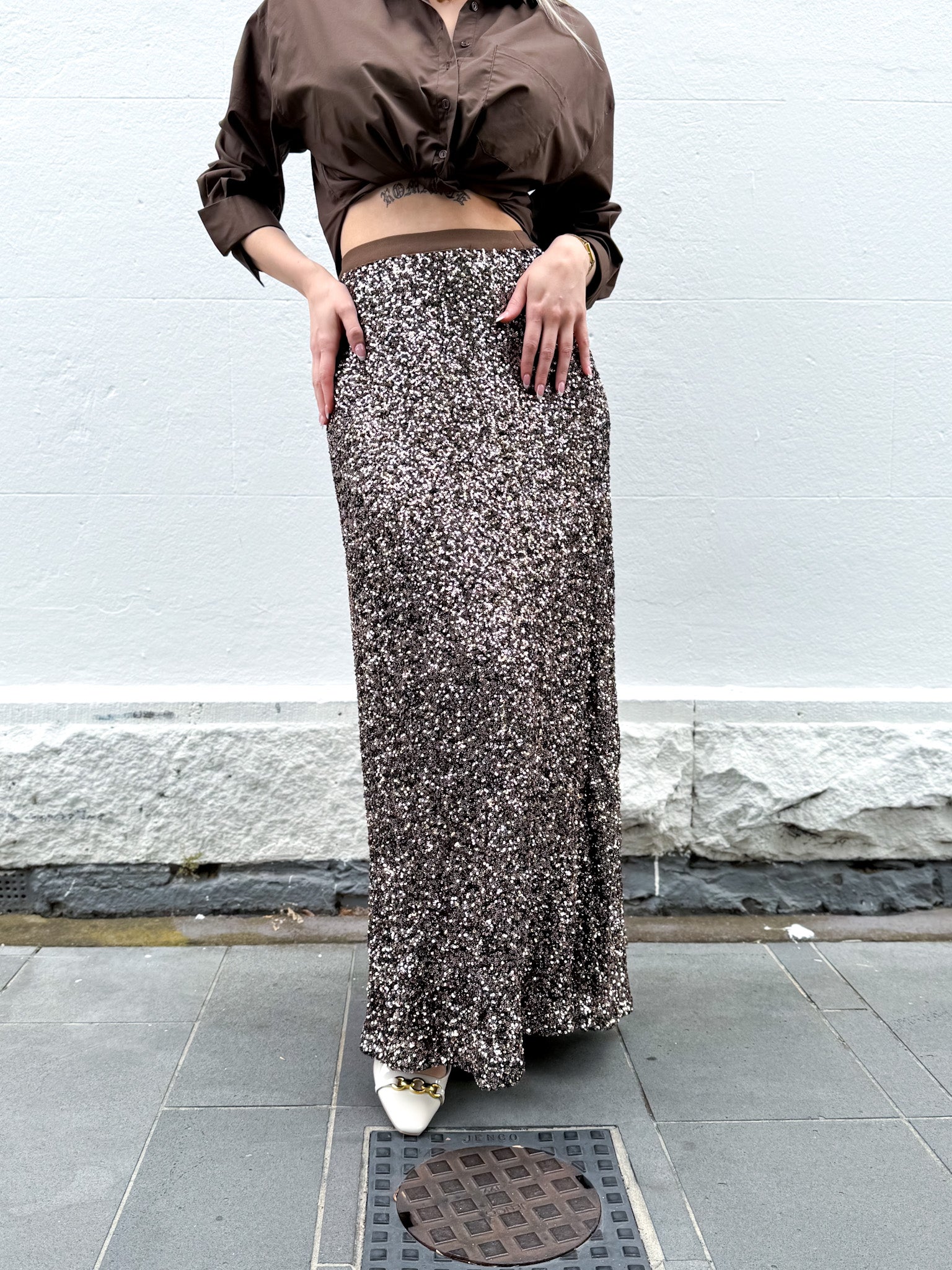 SPICY METALIC SKIRT - NEW COLOURS