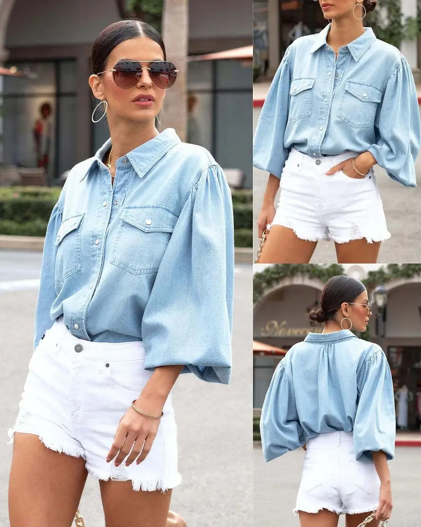 MELISSA DENIM SHIRT
