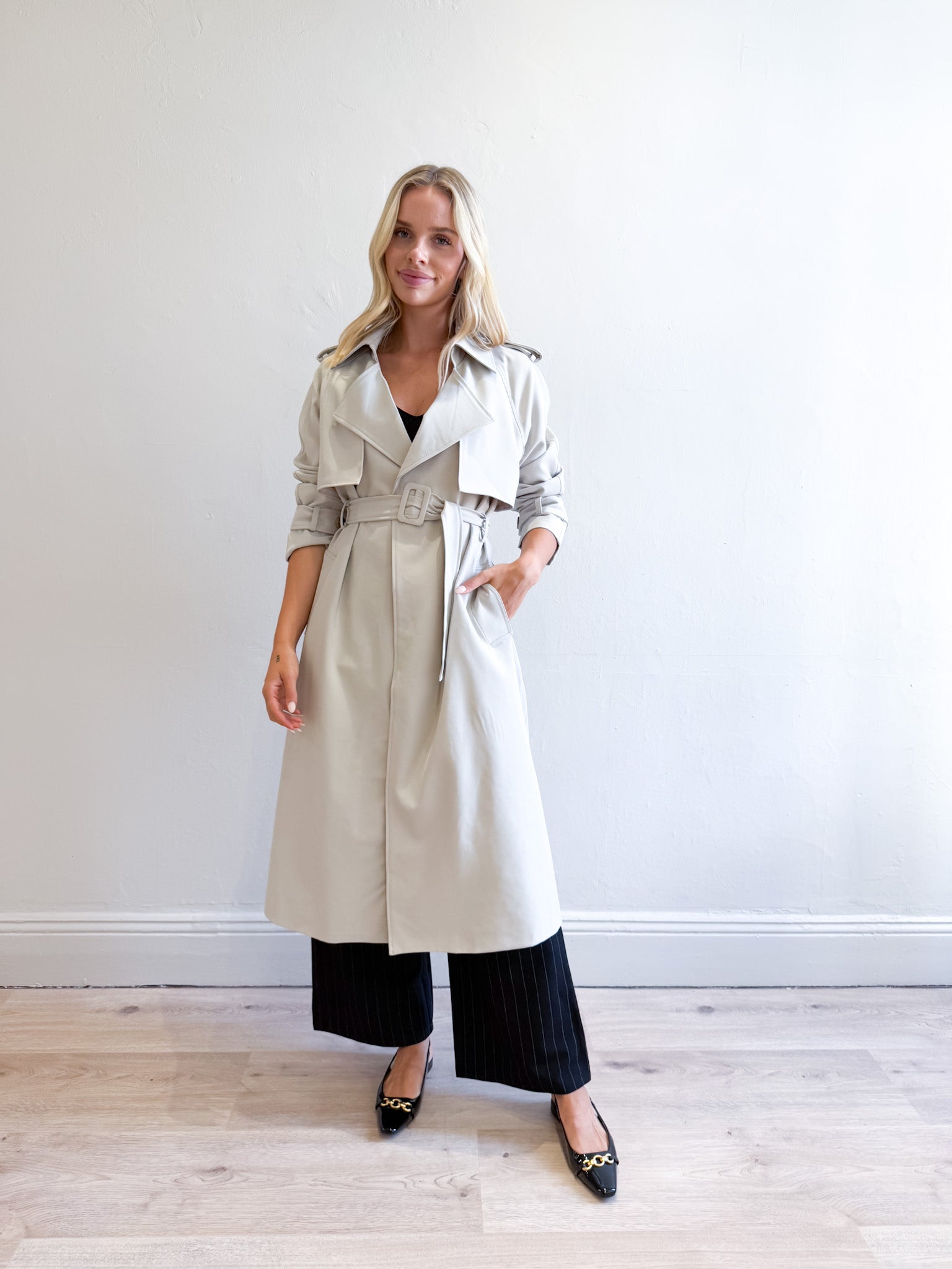 STONE LIGHT WEIGHT TRENCH