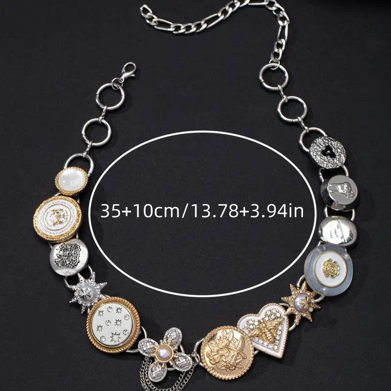 HEART FLORAL CHOCKER