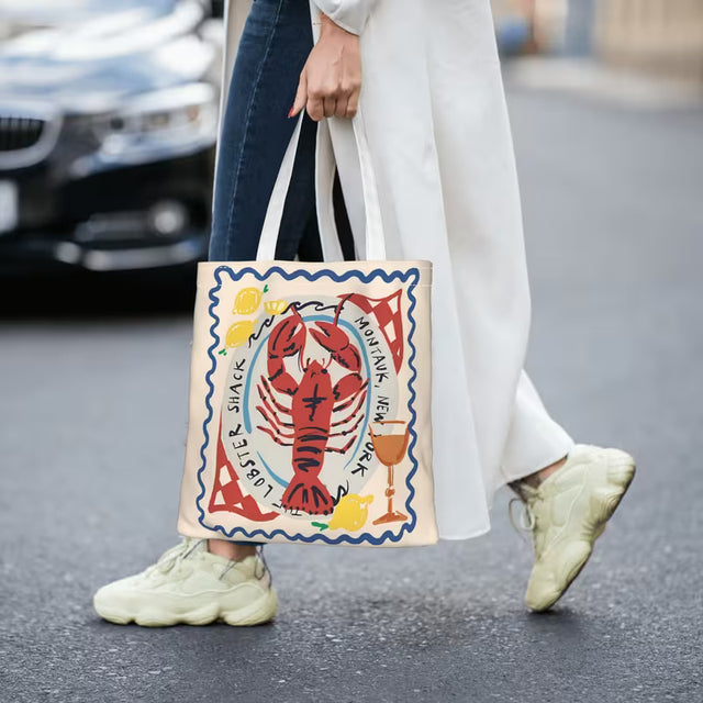 RETRO LOBSTER TOTE B AG