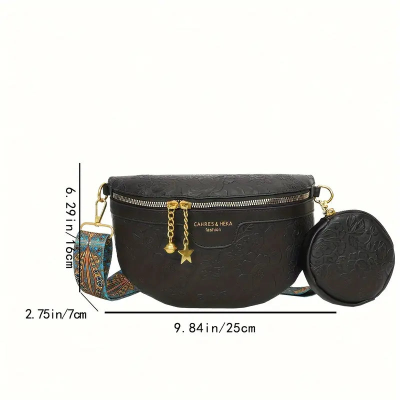 EMBOSSED CHEST BAG