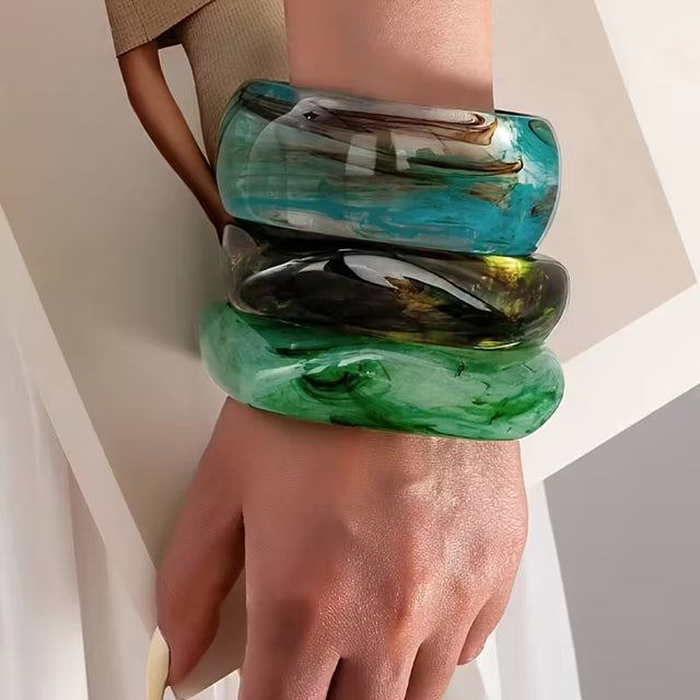 3pc ACRYLIC BANGLE SET