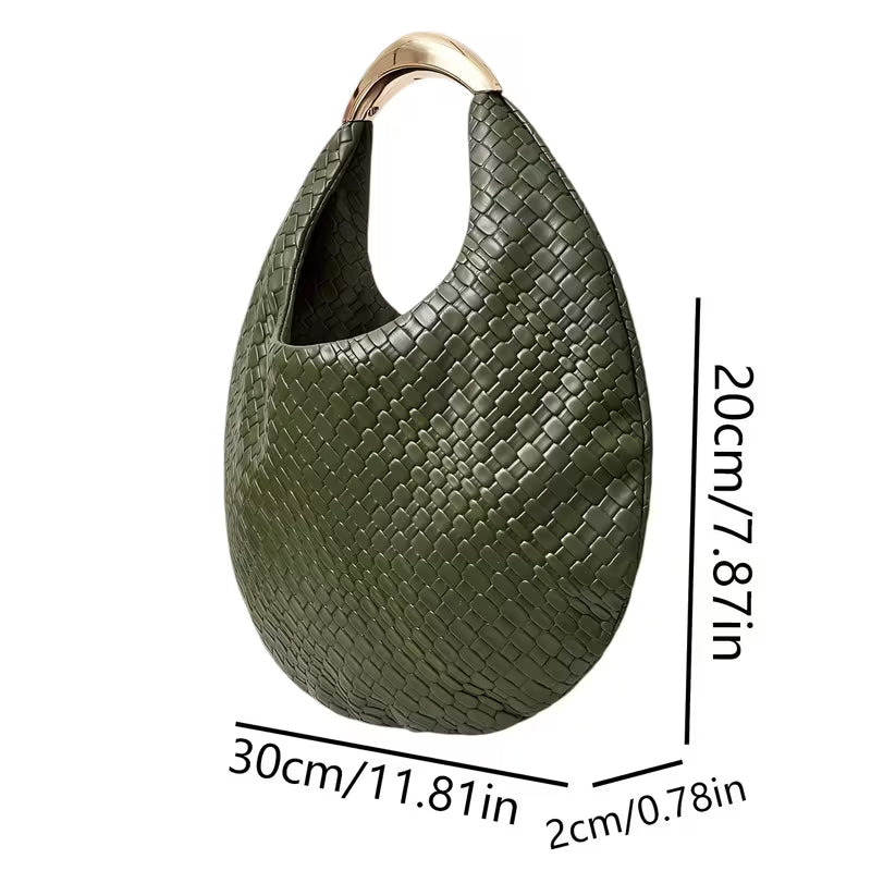 LUNA CRESENT MOON BAG - KHAKI