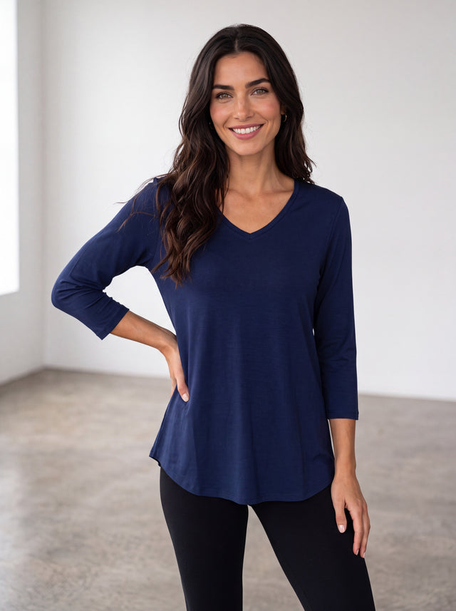 Bamboo V-Neck Top