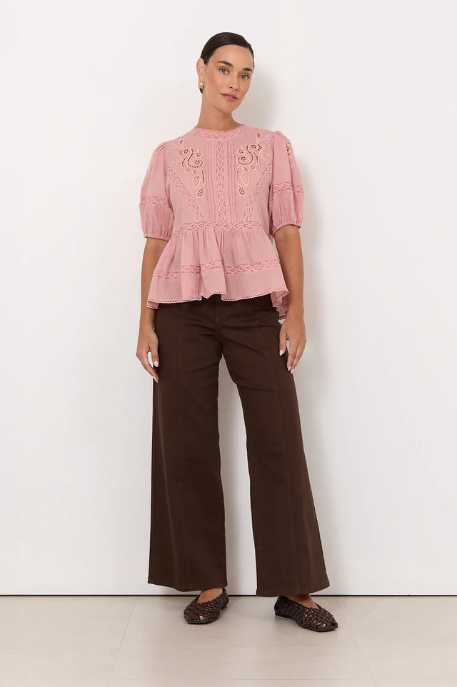 Ophelia Boho Peplum Top