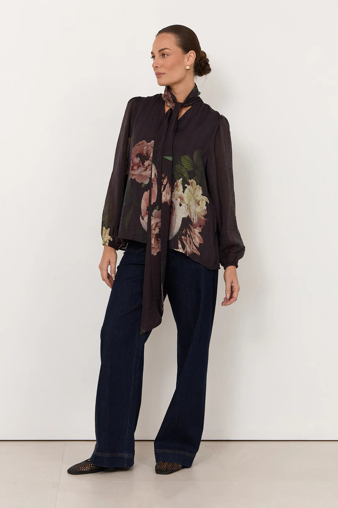 Penelope Chandon Print Long Sleeve Top (Print)