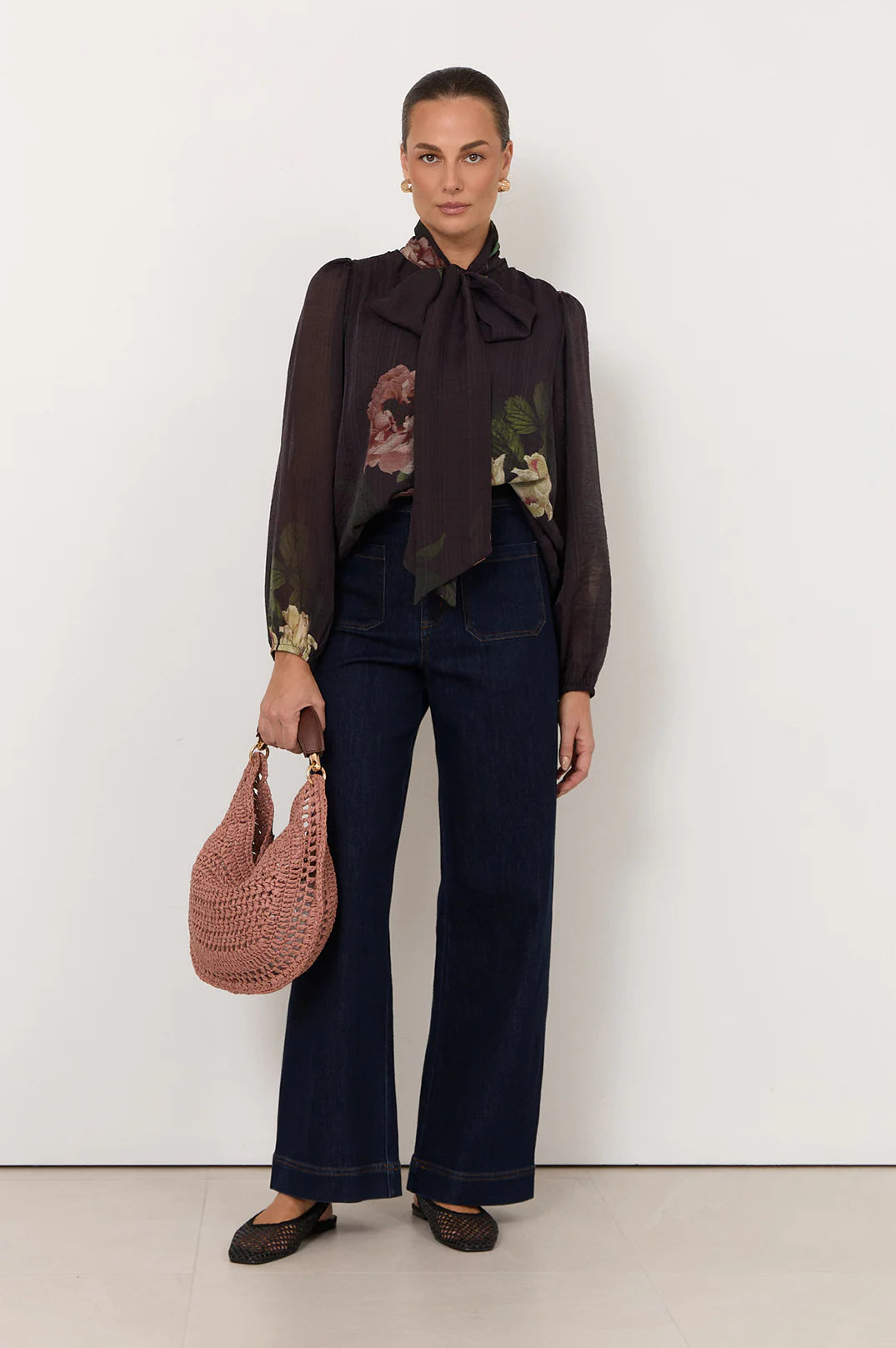 Penelope Chandon Print Long Sleeve Top (Print)