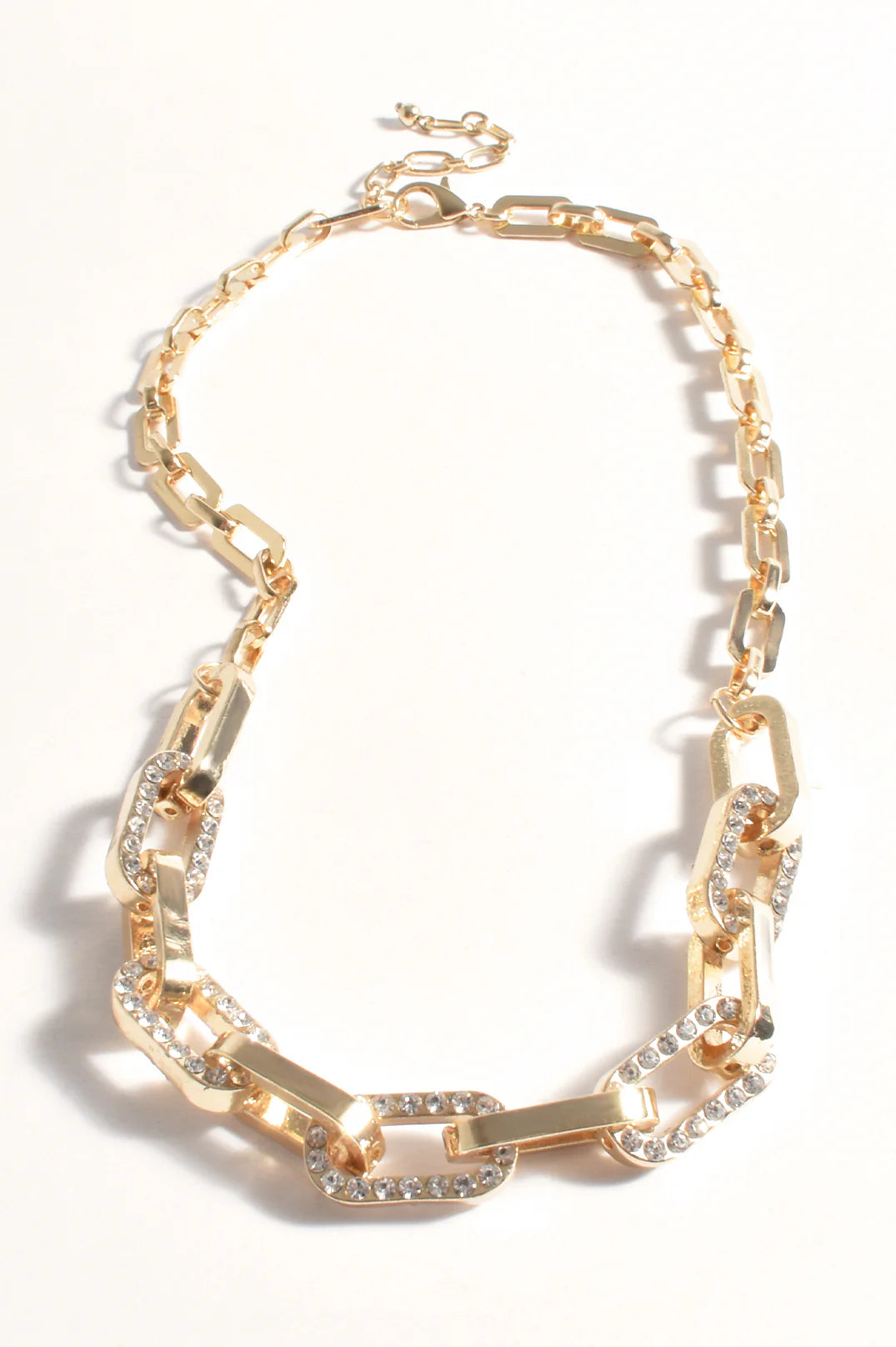 Diamante link Event Necklace (Gold)