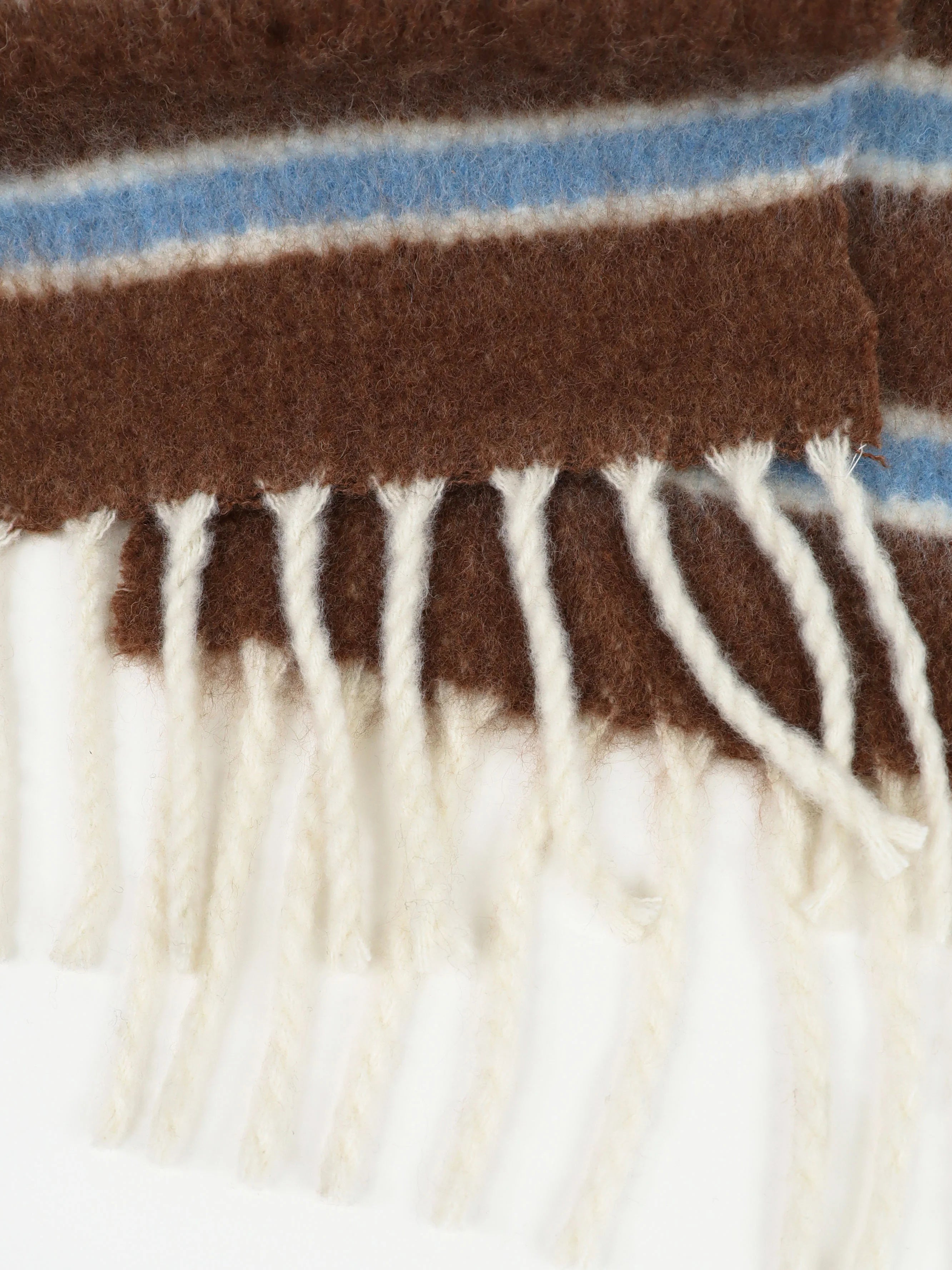 Basset Stripe Fluffy Scarf