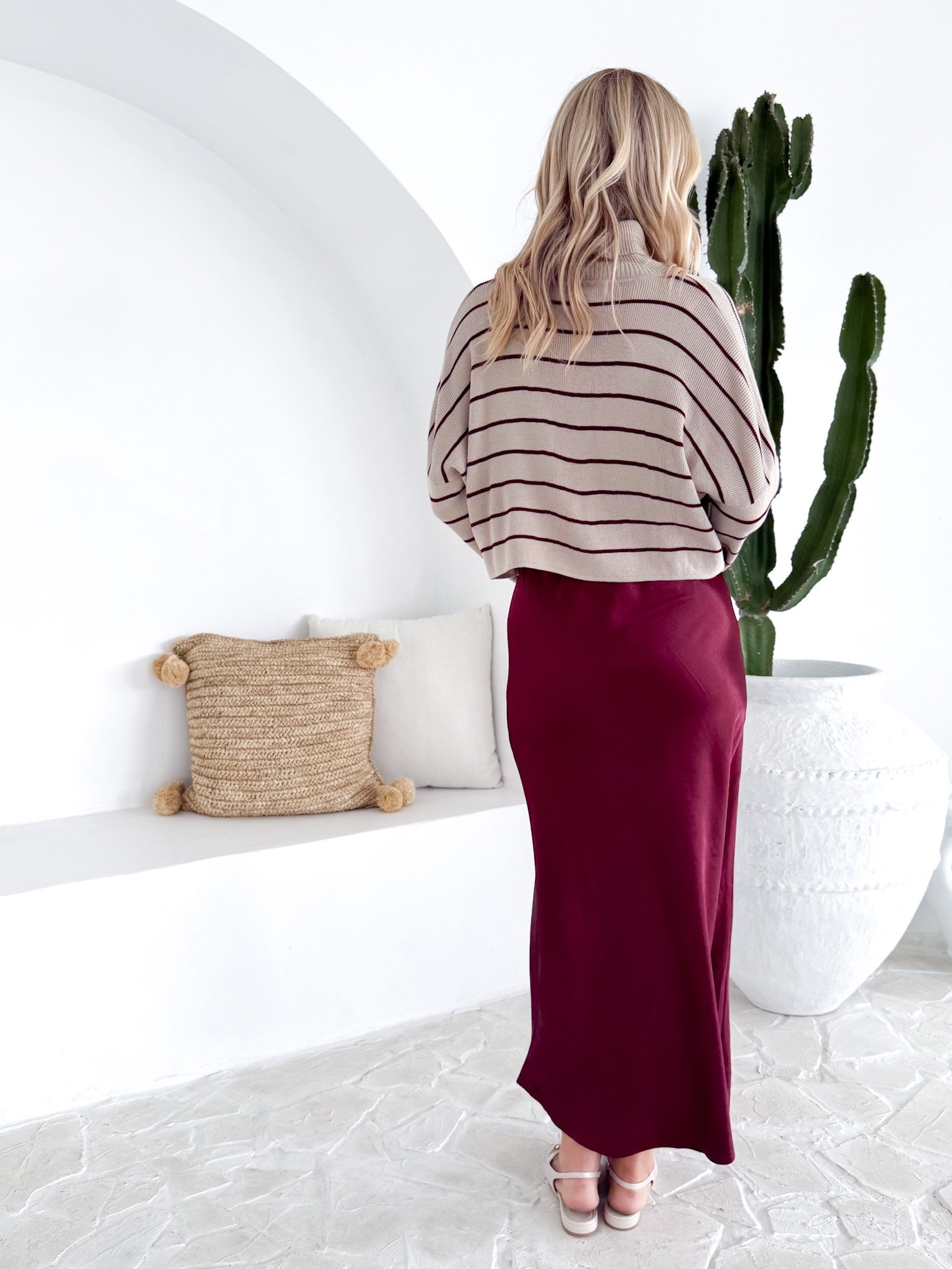 STRIPE CROP JUMPER