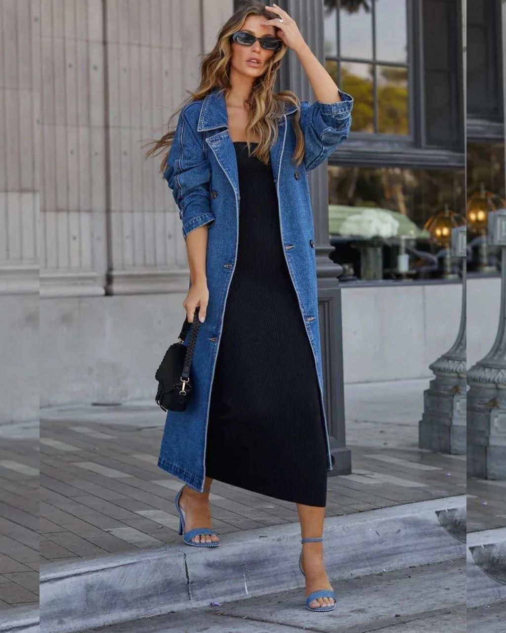 LUX DENIM TRENCH